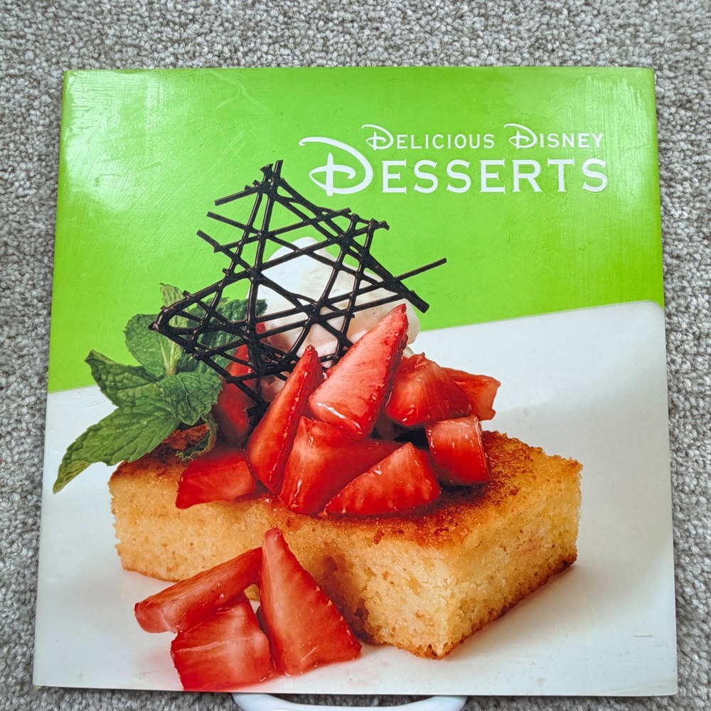 Delicious Disney Desserts Cookbook Pam Brandon Disney Chefs Hardcover 2008